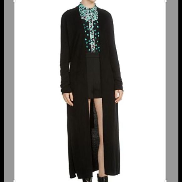 maje long cardigan